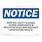 Signmission OSHA Sign, Hard Hat Glasses Gloves Work Boots, 10in X 7in Rigid Plastic, 10" W, 7" H, Landscape OS-NS-P-710-L-13267 - alternate 1
